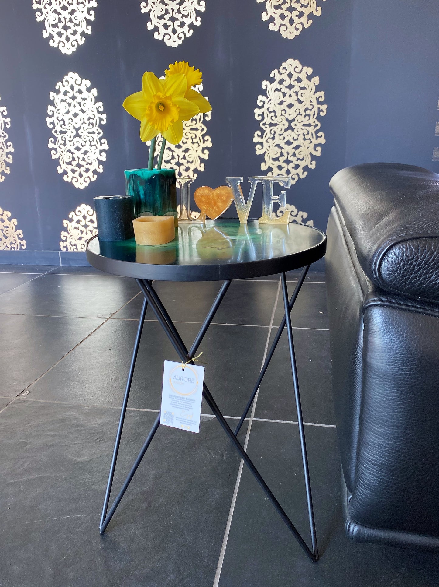 Bijzettafel August - Groen