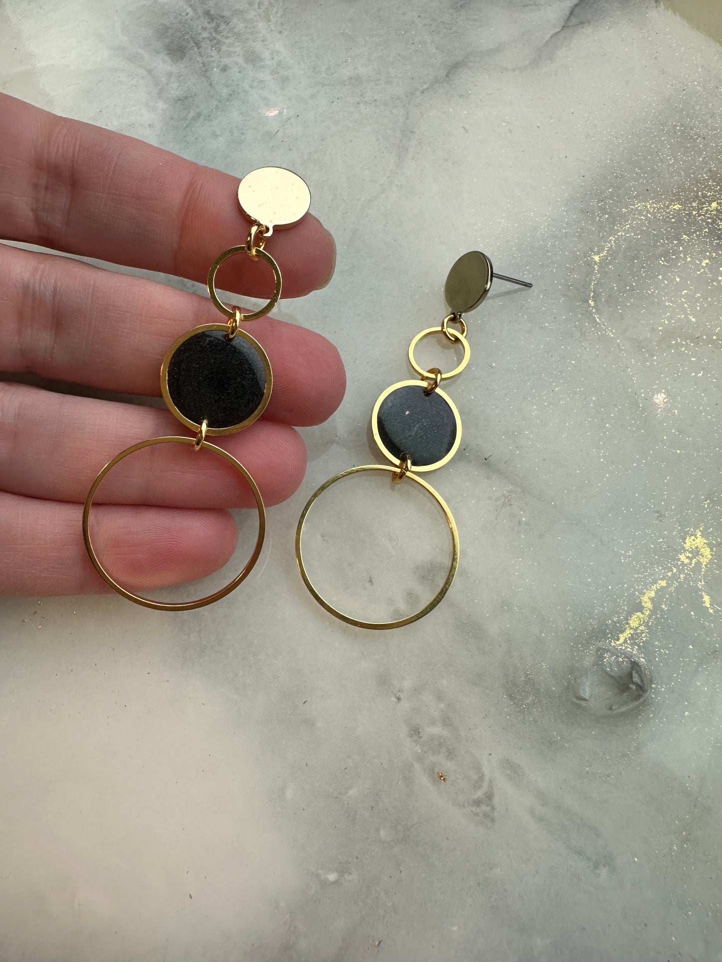 Gouden verstrengelde cirkels