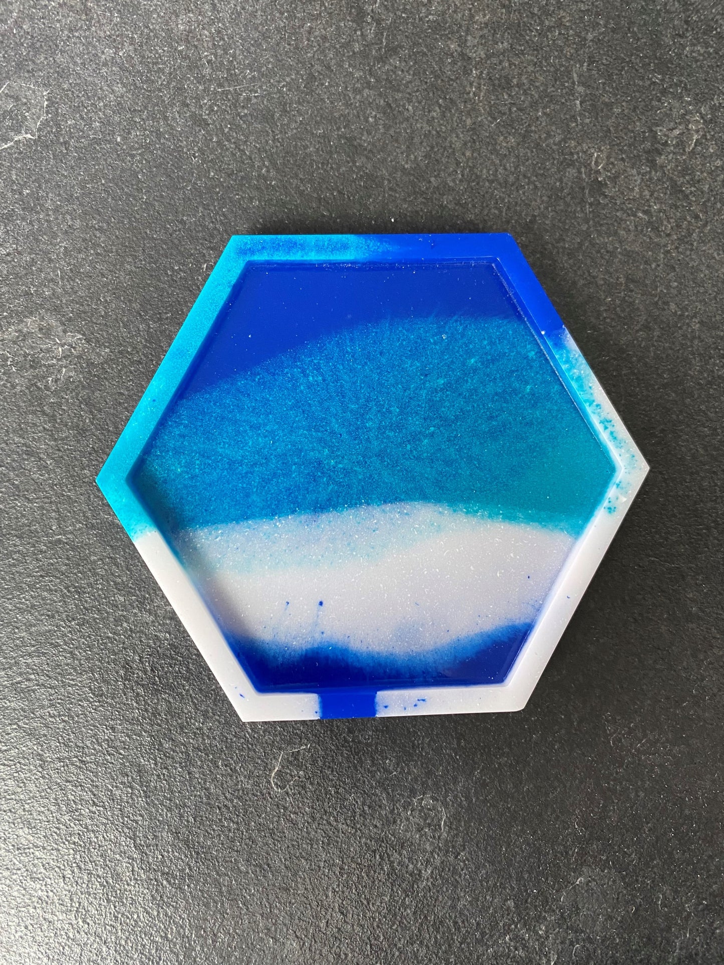 Aline - Onderlegger - Zeshoek - Grijs